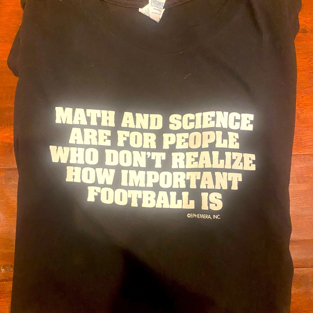 football t-shirt
